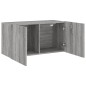 vidaXL TV-Wandschrank Grau Sonoma 80x30x41 cm vidaXL TV-Wandschrank Grau Sonoma 80x30x41 cm