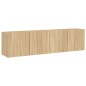 vidaXL TV-Wandschränke 2 Stk. Sonoma-Eiche 80x30x41 cm vidaXL TV-Wandschränke 2 Stk. Sonoma-Eiche 80x30x41 cm