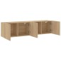 vidaXL TV-Wandschränke 2 Stk. Sonoma-Eiche 80x30x41 cm vidaXL TV-Wandschränke 2 Stk. Sonoma-Eiche 80x30x41 cm