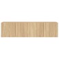 vidaXL TV-Wandschränke 2 Stk. Sonoma-Eiche 80x30x41 cm vidaXL TV-Wandschränke 2 Stk. Sonoma-Eiche 80x30x41 cm