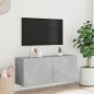 vidaXL TV-Wandschrank Betongrau 100x30x41 cm vidaXL TV-Wandschrank Betongrau 100x30x41 cm