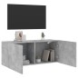 vidaXL TV-Wandschrank Betongrau 100x30x41 cm vidaXL TV-Wandschrank Betongrau 100x30x41 cm