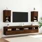 vidaXL TV-Schränke mit LED-Leuchten 2 Stk. Braun Eichen-Optik vidaXL TV-Schränke mit LED-Leuchten 2 Stk. Braun Eichen-Optik