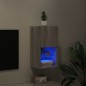 vidaXL TV-Schrank mit LED-Leuchten Grau Sonoma 30,5x30x60 cm vidaXL TV-Schrank mit LED-Leuchten Grau Sonoma 30,5x30x60 cm