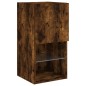 vidaXL TV-Schrank mit LED-Leuchten Räuchereiche 30,5x30x60 cm vidaXL TV-Schrank mit LED-Leuchten Räuchereiche 30,5x30x60 cm