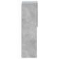 vidaXL TV-Schrank mit LED-Leuchten Betongrau 30,5x30x102 cm vidaXL TV-Schrank mit LED-Leuchten Betongrau 30,5x30x102 cm