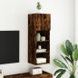 vidaXL TV-Schrank mit LED-Leuchten Räuchereiche 30,5x30x90 cm vidaXL TV-Schrank mit LED-Leuchten Räuchereiche 30,5x30x90 cm