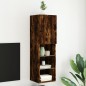 vidaXL TV-Schrank mit LED-Leuchten Räuchereiche 30,5x30x102 cm vidaXL TV-Schrank mit LED-Leuchten Räuchereiche 30,5x30x102 cm