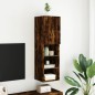 vidaXL TV-Schrank mit LED-Leuchten Räuchereiche 30,5x30x102 cm vidaXL TV-Schrank mit LED-Leuchten Räuchereiche 30,5x30x102 cm