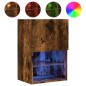 vidaXL TV-Schrank mit LED-Leuchten Räuchereiche 40,5x30x60 cm vidaXL TV-Schrank mit LED-Leuchten Räuchereiche 40,5x30x60 cm