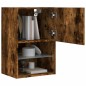 vidaXL TV-Schrank mit LED-Leuchten Räuchereiche 40,5x30x60 cm vidaXL TV-Schrank mit LED-Leuchten Räuchereiche 40,5x30x60 cm