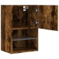 vidaXL TV-Schrank mit LED-Leuchten Räuchereiche 40,5x30x60 cm vidaXL TV-Schrank mit LED-Leuchten Räuchereiche 40,5x30x60 cm