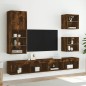 vidaXL TV-Schrank mit LED-Leuchten Räuchereiche 40,5x30x102 cm vidaXL TV-Schrank mit LED-Leuchten Räuchereiche 40,5x30x102 cm