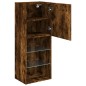 vidaXL TV-Schrank mit LED-Leuchten Räuchereiche 40,5x30x102 cm vidaXL TV-Schrank mit LED-Leuchten Räuchereiche 40,5x30x102 cm