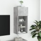 vidaXL TV-Schrank mit LED-Leuchten Betongrau 40,5x30x90 cm vidaXL TV-Schrank mit LED-Leuchten Betongrau 40,5x30x90 cm