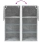 vidaXL TV-Schrank mit LED-Leuchten Betongrau 40,5x30x90 cm vidaXL TV-Schrank mit LED-Leuchten Betongrau 40,5x30x90 cm
