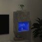 vidaXL TV-Schrank mit LED-Leuchten Betongrau 40,5x30x60 cm vidaXL TV-Schrank mit LED-Leuchten Betongrau 40,5x30x60 cm