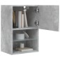 vidaXL TV-Schrank mit LED-Leuchten Betongrau 40,5x30x60 cm vidaXL TV-Schrank mit LED-Leuchten Betongrau 40,5x30x60 cm
