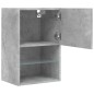 vidaXL TV-Schrank mit LED-Leuchten Betongrau 40,5x30x60 cm vidaXL TV-Schrank mit LED-Leuchten Betongrau 40,5x30x60 cm