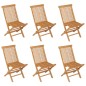 vidaXL 7-tlg. Garten-Essgruppe Massivholz Teak vidaXL 7-tlg. Garten-Essgruppe Massivholz Teak