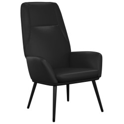 vidaXL Relaxsessel Glänzend Schwarz Kunstleder