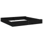 vidaXL Sandkasten mit Sitzen Schwarz Quadratisch Massivholz Kiefer vidaXL Sandkasten mit Sitzen Schwarz Quadratisch Massivholz Kiefer