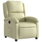 vidaXL Relaxsessel Creme Echtleder vidaXL Relaxsessel Creme Echtleder