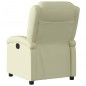vidaXL Relaxsessel Creme Echtleder vidaXL Relaxsessel Creme Echtleder