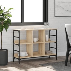 vidaXL Sideboard Sonoma-Eiche 102x32x73,5 cm Holzwerkstoff