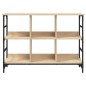 vidaXL Sideboard Sonoma-Eiche 102x32x73,5 cm Holzwerkstoff vidaXL Sideboard Sonoma-Eiche 102x32x73,5 cm Holzwerkstoff