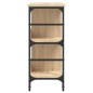 vidaXL Sideboard Sonoma-Eiche 102x32x73,5 cm Holzwerkstoff vidaXL Sideboard Sonoma-Eiche 102x32x73,5 cm Holzwerkstoff