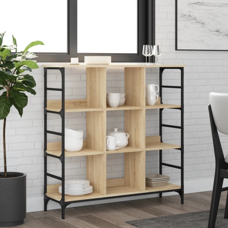 vidaXL Sideboard Sonoma-Eiche 102x32x103,5 cm Holzwerkstoff vidaXL Sideboard Sonoma-Eiche 102x32x103,5 cm Holzwerkstoff