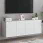 vidaXL TV-Wandschränke 2 Stk. Weiß 60x30x41 cm vidaXL TV-Wandschränke 2 Stk. Weiß 60x30x41 cm