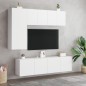 vidaXL TV-Wandschränke 2 Stk. Weiß 60x30x41 cm vidaXL TV-Wandschränke 2 Stk. Weiß 60x30x41 cm