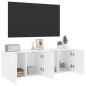 vidaXL TV-Wandschränke 2 Stk. Weiß 60x30x41 cm vidaXL TV-Wandschränke 2 Stk. Weiß 60x30x41 cm