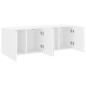 vidaXL TV-Wandschränke 2 Stk. Weiß 60x30x41 cm vidaXL TV-Wandschränke 2 Stk. Weiß 60x30x41 cm