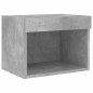 vidaXL Wand-Nachttische mit LED-Leuchten 2 Stk. Betongrau vidaXL Wand-Nachttische mit LED-Leuchten 2 Stk. Betongrau