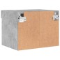 vidaXL Wand-Nachttische mit LED-Leuchten 2 Stk. Betongrau vidaXL Wand-Nachttische mit LED-Leuchten 2 Stk. Betongrau