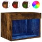 vidaXL Wand-Nachttische mit LED-Leuchten 2 Stk. Räuchereiche vidaXL Wand-Nachttische mit LED-Leuchten 2 Stk. Räuchereiche