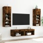 vidaXL TV-Schränke mit LED-Leuchten 2 Stk. Räuchereiche 60x30x30 cm vidaXL TV-Schränke mit LED-Leuchten 2 Stk. Räuchereiche 60x30x30 cm