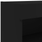 vidaXL TV-Schrank mit LED-Leuchten Schwarz 60x30x30 cm vidaXL TV-Schrank mit LED-Leuchten Schwarz 60x30x30 cm