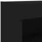 vidaXL TV-Schrank mit LED-Leuchten Schwarz 80x30x30 cm vidaXL TV-Schrank mit LED-Leuchten Schwarz 80x30x30 cm