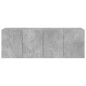 vidaXL TV-Wandschränke 2 Stk. Betongrau 60x30x41 cm vidaXL TV-Wandschränke 2 Stk. Betongrau 60x30x41 cm