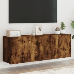 vidaXL TV-Wandschränke 2 Stk. Räuchereiche 60x30x41 cm