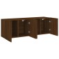 vidaXL TV-Wandschränke 2 Stk. Braun Eichen-Optik 60x30x41 cm vidaXL TV-Wandschränke 2 Stk. Braun Eichen-Optik 60x30x41 cm