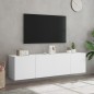 vidaXL TV-Wandschränke 2 Stk. Weiß 80x30x41 cm vidaXL TV-Wandschränke 2 Stk. Weiß 80x30x41 cm