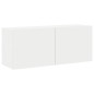 vidaXL TV-Wandschrank Weiß 100x30x41 cm vidaXL TV-Wandschrank Weiß 100x30x41 cm