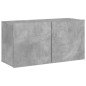 vidaXL TV-Wandschrank Betongrau 80x30x41 cm vidaXL TV-Wandschrank Betongrau 80x30x41 cm