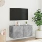 vidaXL TV-Wandschrank Betongrau 80x30x41 cm vidaXL TV-Wandschrank Betongrau 80x30x41 cm