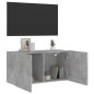 vidaXL TV-Wandschrank Betongrau 80x30x41 cm vidaXL TV-Wandschrank Betongrau 80x30x41 cm